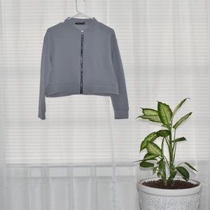 Cropped Bomber Jacket